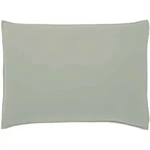 Taie D'Oreiller En Coton Lavé Cap Ferret Vert Tilleul 65x65 Cm pas cher