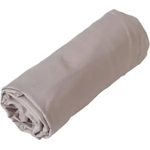 Toison d'or - Drap housse 100% Coton lavé ficelle 90x190 cm pas cher
