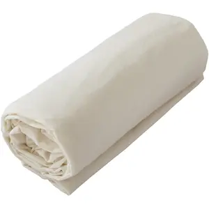 Toison d'Or Drap housse en coton Lavé (160x200 cm - Ivoire) pas cher