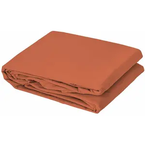 Toison d'Or Housse de couette unie en coton Lavé (240x220 cm - Cuivre) pas cher