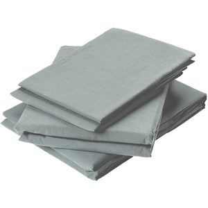 Toison d'Or Drap plat en coton lavé coton gris souris x pas cher