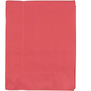 Toison d'or - Drap-housse Bahamas groseille 180x200 cm pas cher