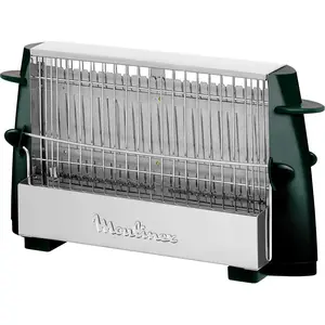 Comparateur de prix : Moulinex A 154 Noir - Grille-pain - 4 tranche - 2 Emplacements - noir/inox