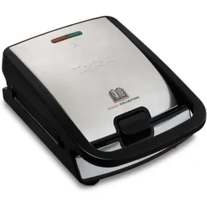 Comparateur de prix : TEFAL SNACK COLLECTION 2 JEUX DE PLAQUES GAUFRES & GRILL 700 W SW857D12