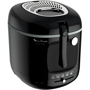 Comparateur de prix : Moulinex - MOULINEX AM480870 Friteuse électrique classique Mega 2kg - Noir