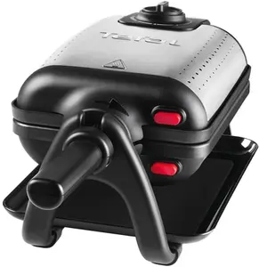 Comparateur de prix : Gaufrier Tefal King Size WM756D12 1200 W Noir et argent