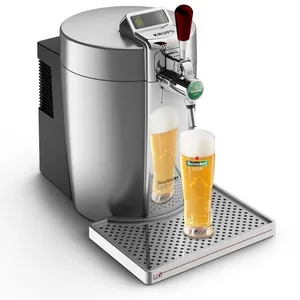 Comparateur de prix : Krups Beertender Loft Edition Tireuse à bière pression Fût 5L SILVER VB700E00