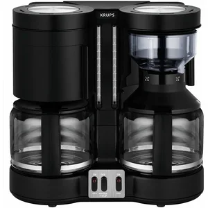 Comparateur de prix : Krups Machine à café Krups Duothek Plus KM8508 - filtre - 1 L - Noir
