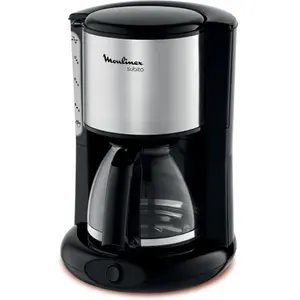 Comparateur de prix : Moulinex Moulinex Subito FG360811 - Cafetière - 15 tasses - inox/noir