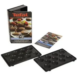 Plaques mini-bouchees pour gaufrier 2 plaques Tefal XA801212 pas cher