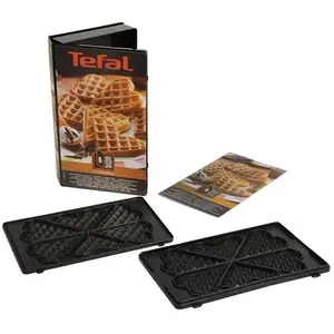 Comparateur de prix : 2 plaques gaufre coeur (XA800612) Gaufrier, croque-monsieur Tefal
