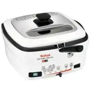 Tefal - fr 4950 Multifunktions-Fritteuse Versalio Deluxe 9in1 blanc / Noir pas cher