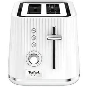 Comparateur de prix : Grille-pain Tefal Loft 2S TT761138   2 tranches, 850 W, blanc