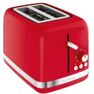 Toaster Soleil 850w 2 Tranches Retro Rouge - Lt300510 Moulinex pas cher
