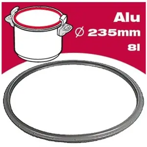 SEB Joint autocuiseur aluminium 791946 8L Ø23,5cm gris pas cher