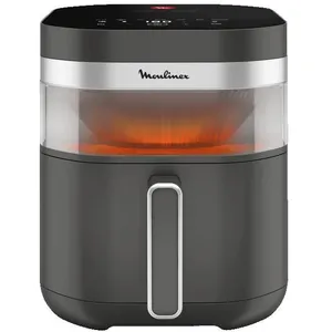 Moulinex Easy Fry Infrared, Air fryer, Résultats croustillants, Gris c... pas cher