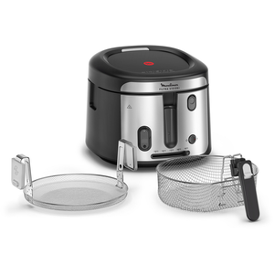MOULINEX Friteuse Filtra Vision 1,2Kg Cuve Amov. Noir/1 AF2588E0 pas cher