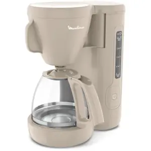 Comparateur de prix : Cafetière Moulinex filtre Morning FG2M0B10 1000 W Gris chaud
