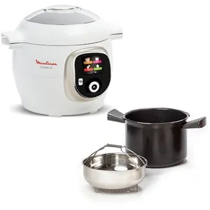 Comparateur de prix : MOULINEX COOKEO+ MULTICUISEUR INTELLIGENT 6 PROGRAMMES, 180 RECETTES 6L BLANC CE85BA10