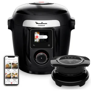 Comparateur de prix : Moulinex Cookeo Wi-Fi avec Extra Crisp, Multicuiseur, Air fryer, 14 mo...