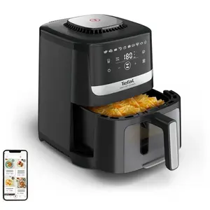 Friteuse à air tefal ey5568e0 noir 5 l pas cher
