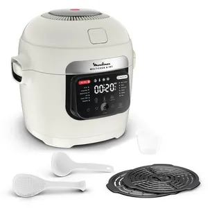 Comparateur de prix : Mijoteur Moulinex Multicuiseur et air fryer Multicook & Fry MZ7311 1200 W Bla