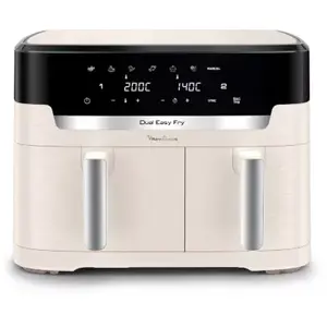 Comparateur de prix : Friteuse sans huile MOULINEX Easy Fry Dual XXL EZ942AF0 10,5 L