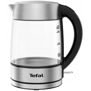 Comparateur de prix : Tefal KI772D Bouilloire 1,7 L 2400 W Acier Inoxydable, Transparent