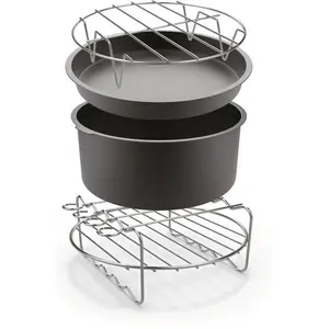 Comparateur de prix : Kit d'accessoires friteuse tefal easy fry xxl XA113010 noir et métal