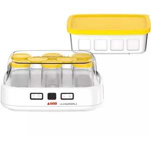 Yaourtière - SEB - YG500210 - 8 pots de 125 ml - 1 pot de 1 L - 30 W pas cher