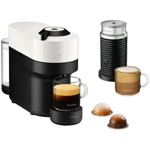 Krups Nespresso Vertuo Pop, Machine à café à capsules, Blanc, Noir