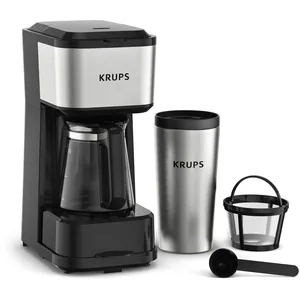 Comparateur de prix : Krups Simply Brew 3-in-1 KM207D10 machine à café Semi-automatique Mach...