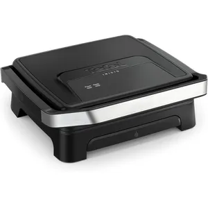 Comparateur de prix : Tefal TEFAL INICIO - GRIL MULTIFONCTION & PANINI - CHAUFFE RAPIDE - NOIR