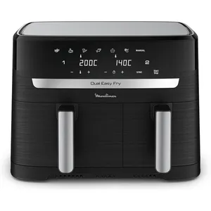 Comparateur de prix : Moulinex Dual Easy Fry EZ901820 Friteuse sans huile Capacité 8,3 L