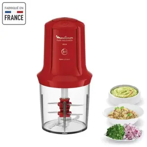 Comparateur de prix : Moulinex AT714G32 hachoir électrique 0,5 L 500 W Rouge