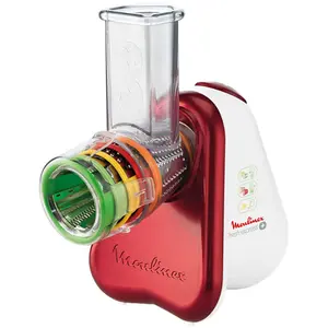 Comparateur de prix : Moulinex - DJ755G32 - Fresh Express + - Rapeur Trancheur - Blanc/Rouge Rubis