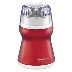 Comparateur de prix : Moulinex - MOULINEX AR110510 Moulin a café électrique Delhi - Rouge