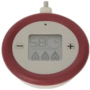 SEB Tefal X1060005 Minuteur, Plastique, Rouge, 17,5 x 2,8 x 12,5 cm pas cher