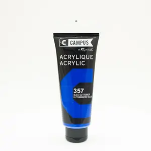 Comparateur de prix : Non communiqué Peinture acrylique étude Campus 100ml - bleu outremer 357