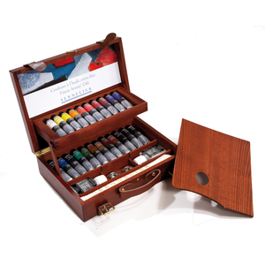 Coffret de luxe bois peinture huile Extra Fine 22 x 40 ml Sennelier pas cher