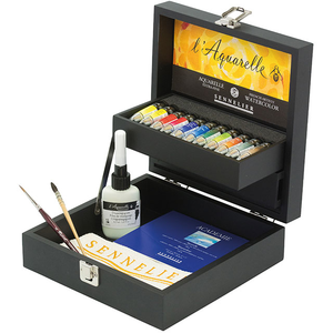 Sennelier Aquarelle extra-fine au miel Coffret bois noir 11 tubes 10 mlVendu paramazon