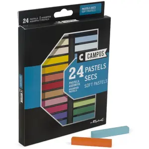 Comparateur de prix : Raphael Boite de 24 pastels secs CAMPUS 65 x Ø 8 mm Raphaël