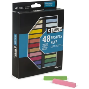 Boîte de 48 pastels à sec Campus assortis pas cher