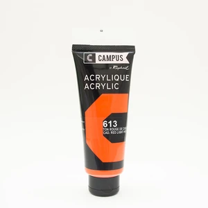Peinture acrylique 100 ml - Rouge de Cadmium clair n°613