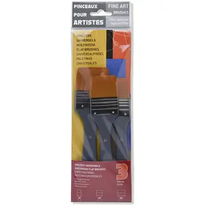 Comparateur de prix : Merkloos / Sans marque Lot de 3 pinceaux - plat n 30/40/50 - raphaã«l