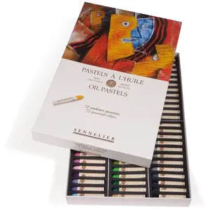 Comparateur de prix : Sennelier Lot de 72 pastels à l'huile, bois, métal, multicolore