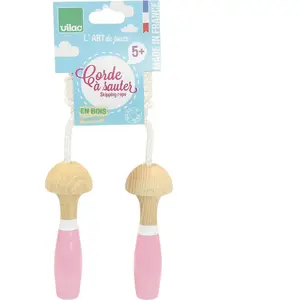 Cordes à sauter bi-rose - Vilac - Jeux et jouets pas cher
