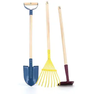 Comparateur de prix : Vilac Grand set de 3 outils de jardinier + tablier et gants - multicolore - bois et métal