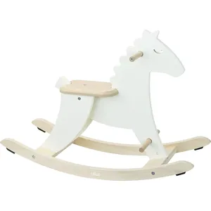 Vilac - Cheval à bascule et arceau Hudada Ivoire taille unique pas cher