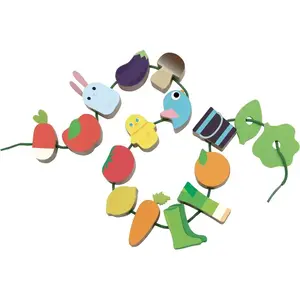 Comparateur de prix : Perles du potager - Vilac - Jour de récolte - 14 perles - Vert - Enfant